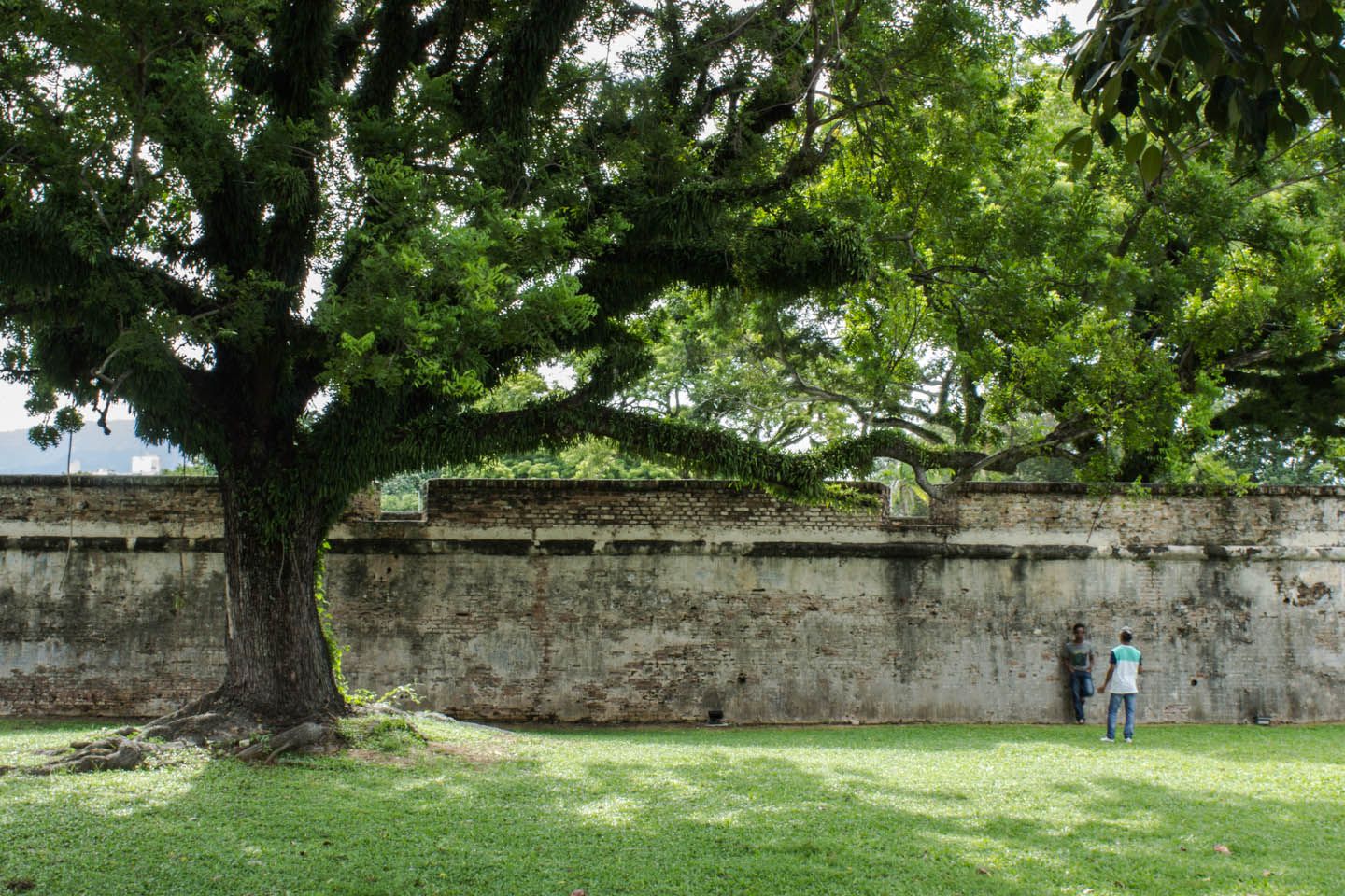 Walls of fort Cornwallis, George Town, Malaysia