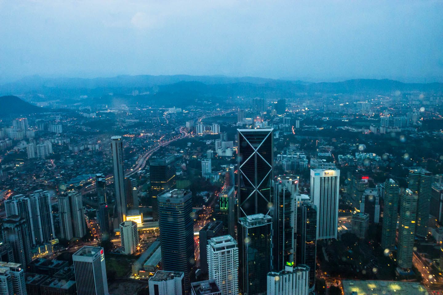 Skyline of Kuala Lumpur, Malaysia