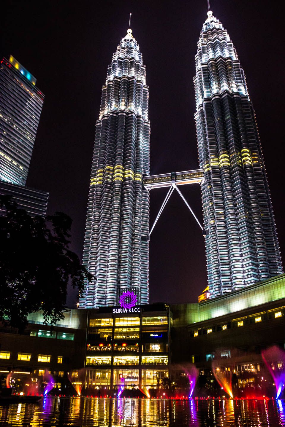 Petronas Twin Towers at night, Kuala Lumpur, Malaysia