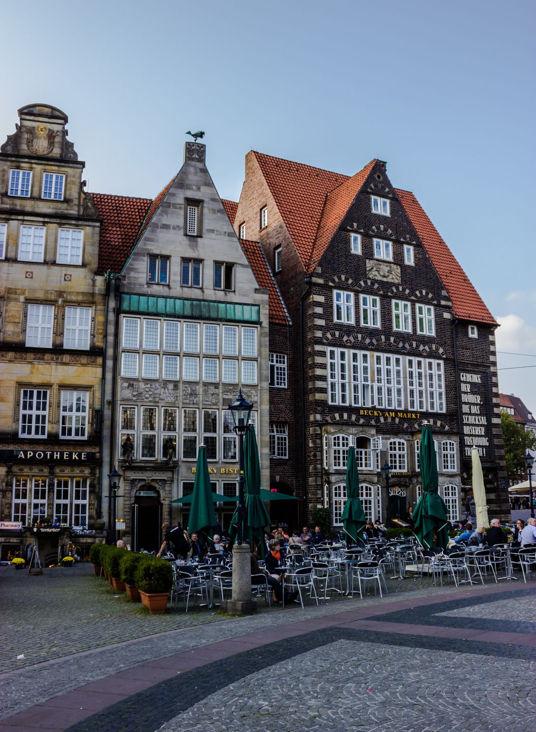 Bars in central Bremen, Germany