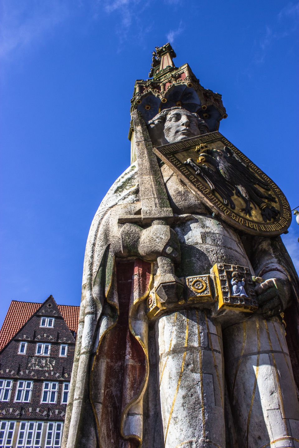Roland statue in Bremen, Germany
