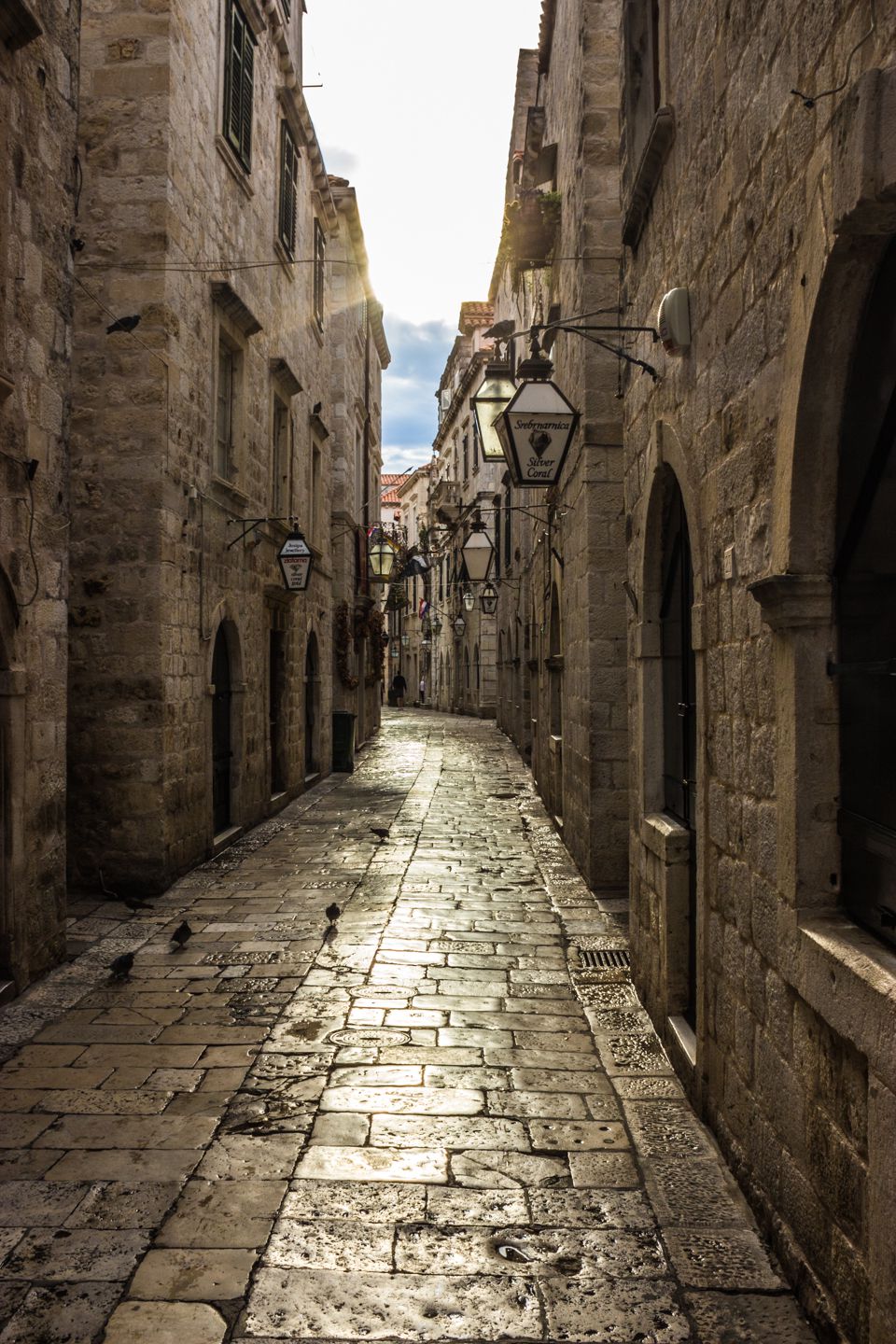 Alley in Dubrovnik, Croatia
