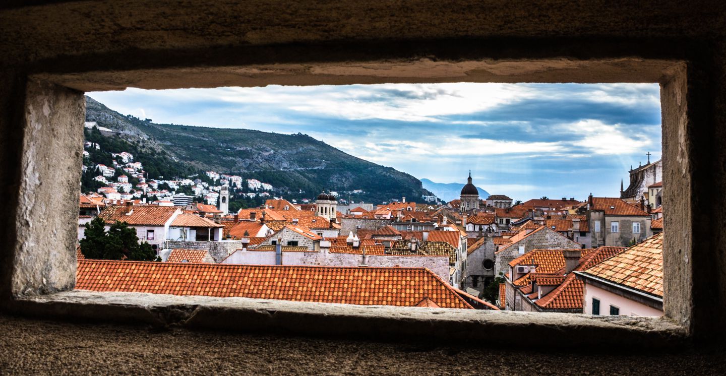 View of Dubrovnik from the Old City Walls, Dubrovnik, Croatia