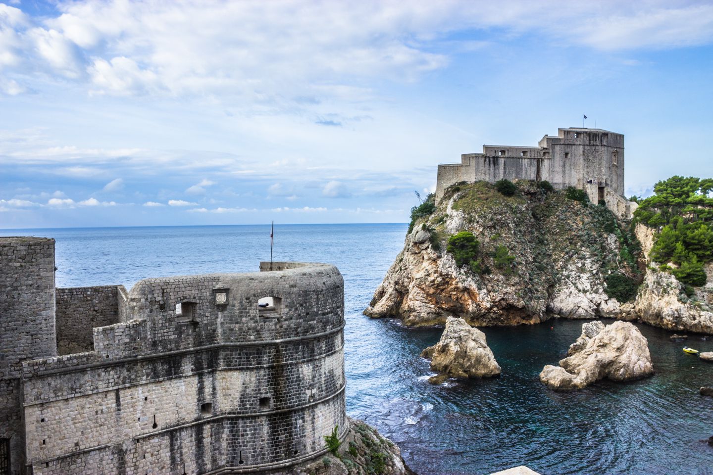 Bokar Fortress and Fort Lovrijenac, Dubrovnik, Croatia