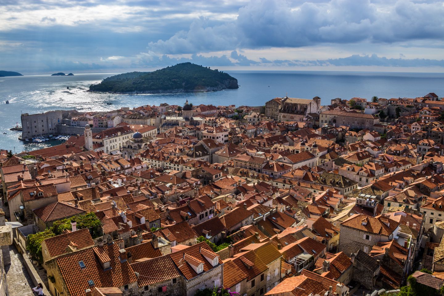 Overlooking Dubrovnik from Minčeta Tower, Dubrovnik, Croatia