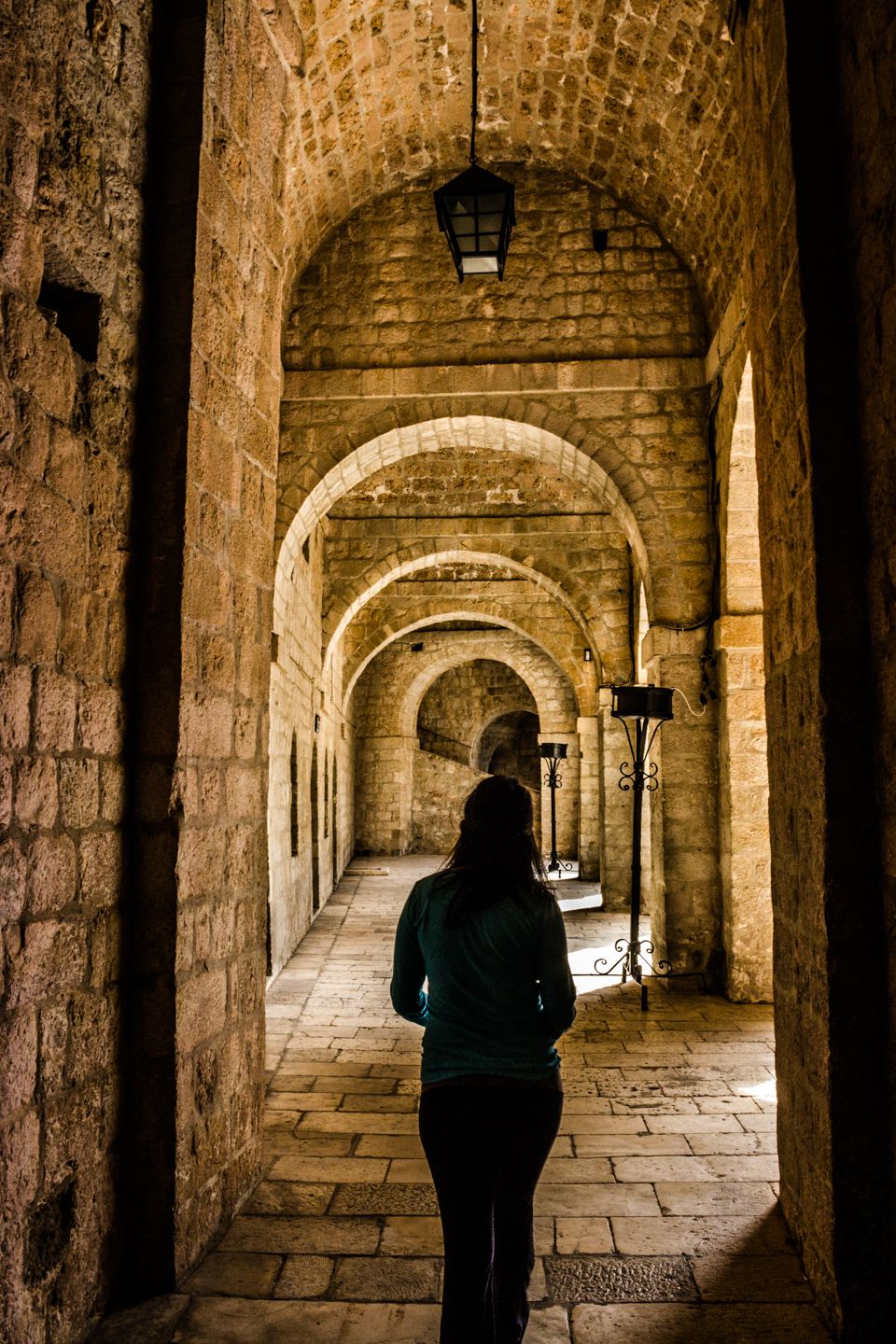Entering Fort Lovrijenac, Dubrovnik, Croatia
