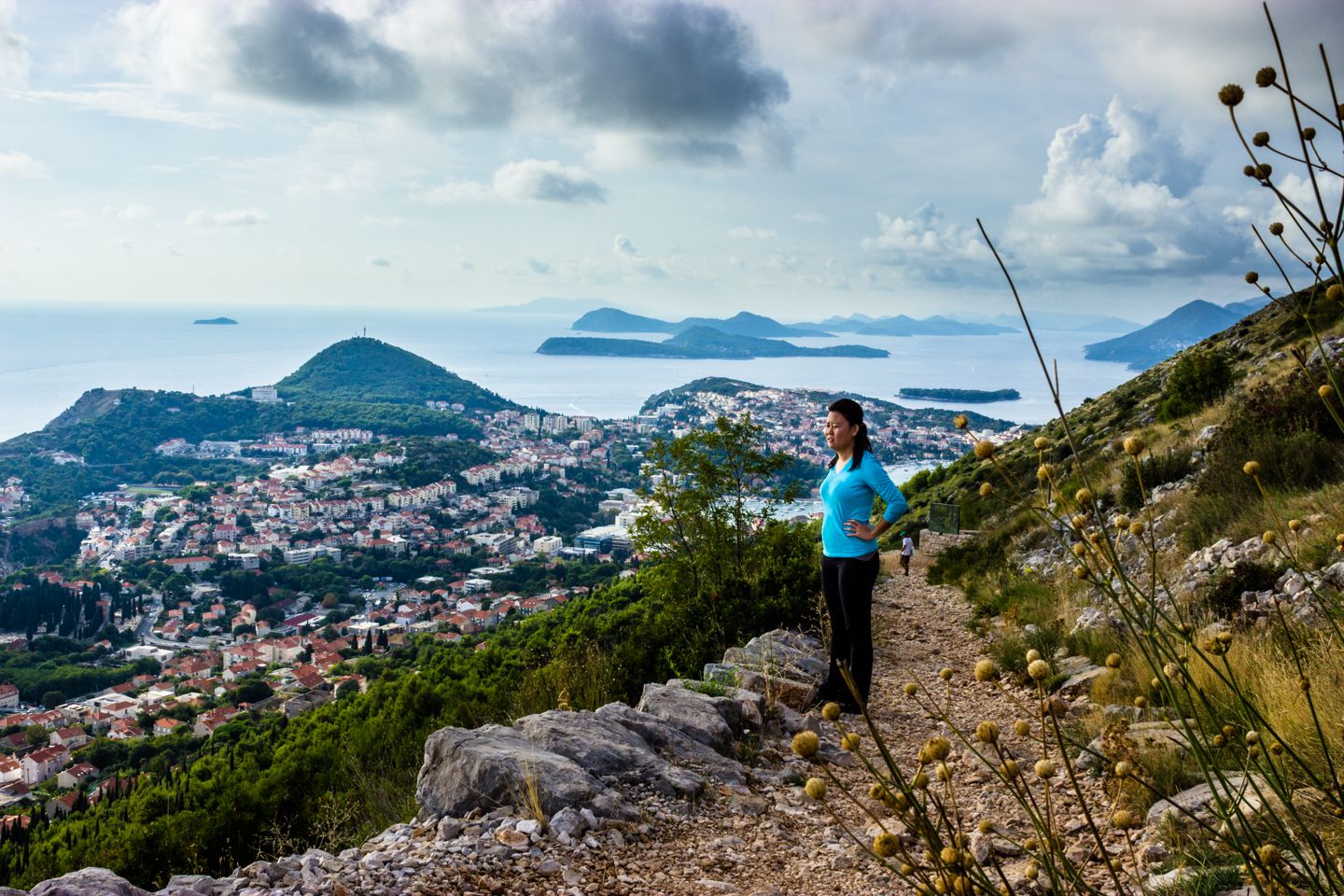 Overlooking Dubrovnik on the way up Mt. Srd, Dubrovnik, Croatia
