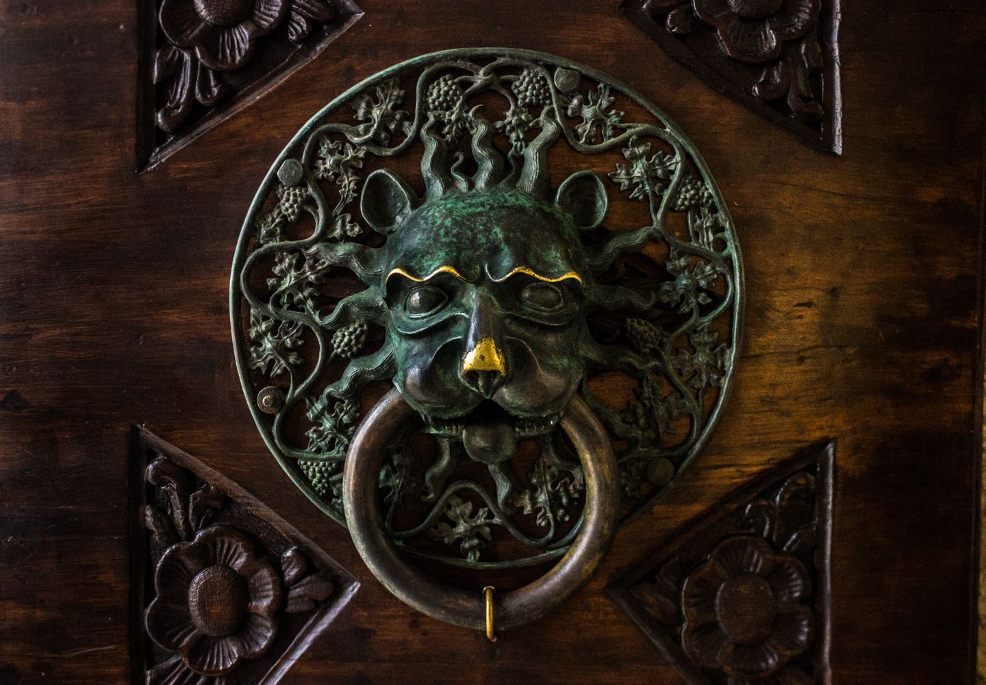 Door handle at Rector's Palace, Dubrovnik, Croatia