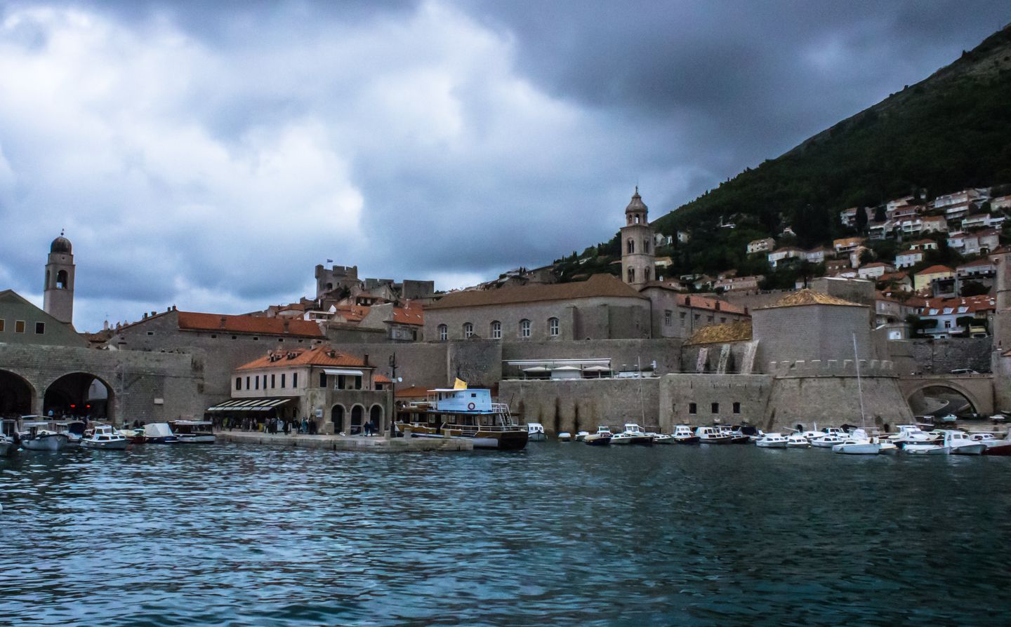 Marina in Dubrovnik, Croatia