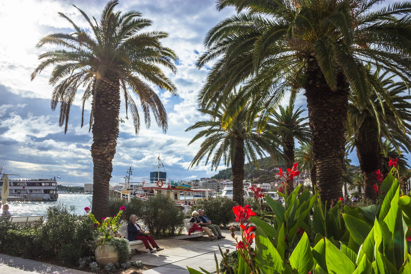 Promenade in Split, Croatia