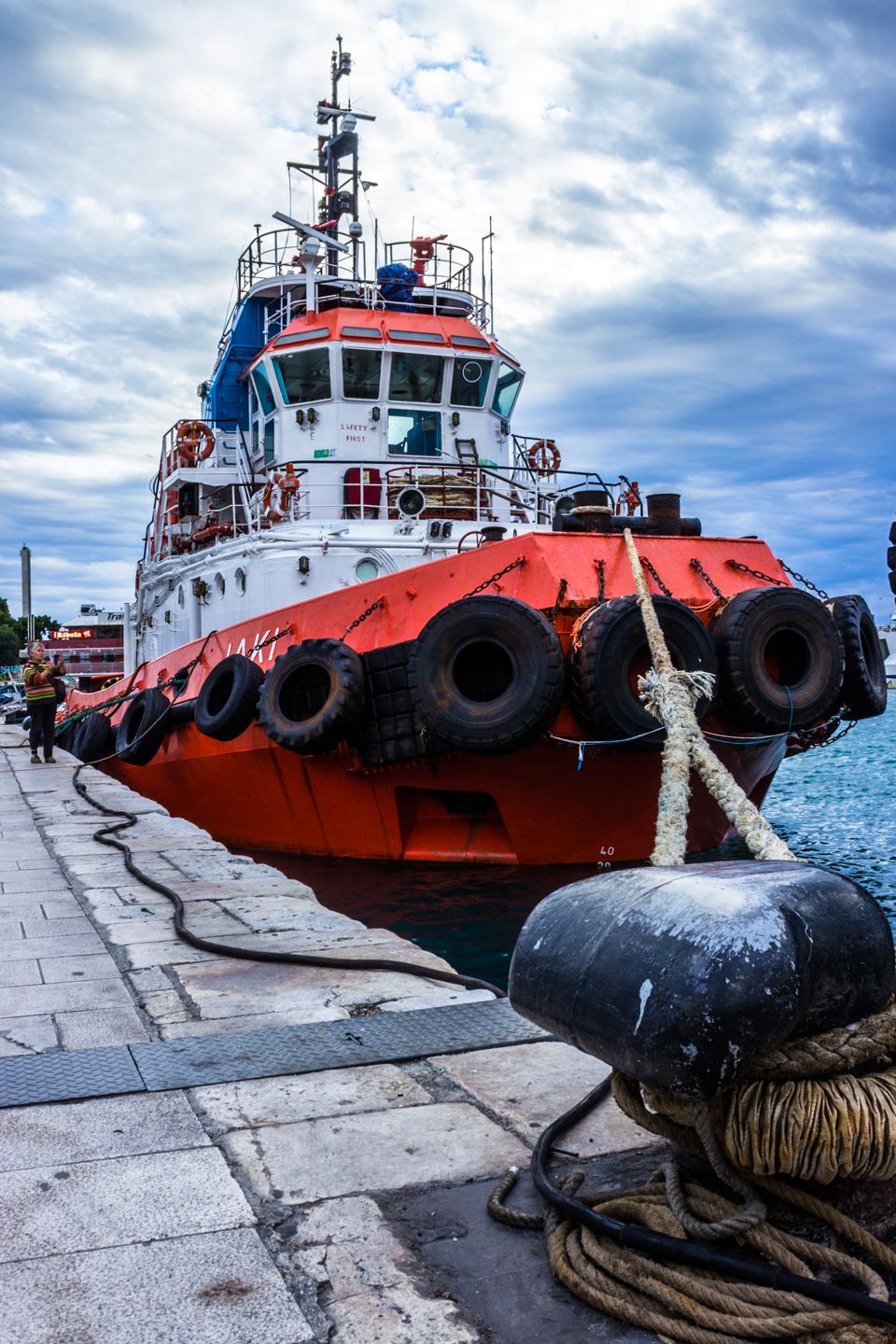 Tugboat in Split, Croatia