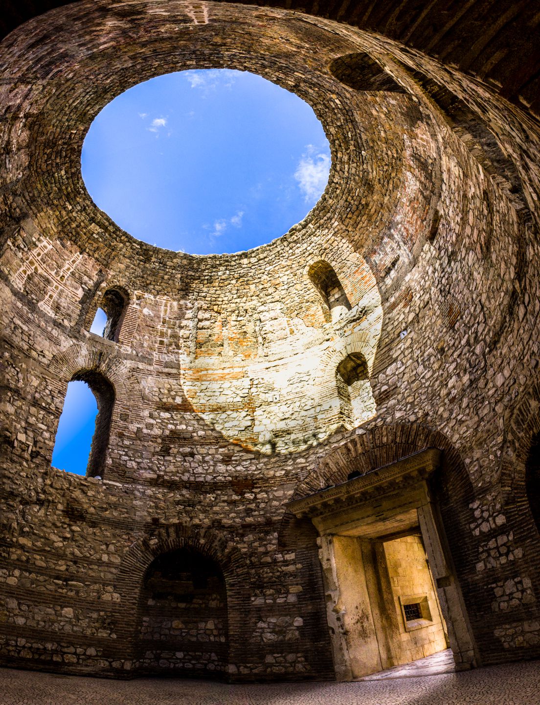 The vestibule at Diocletian's Palace, Split, Croatia