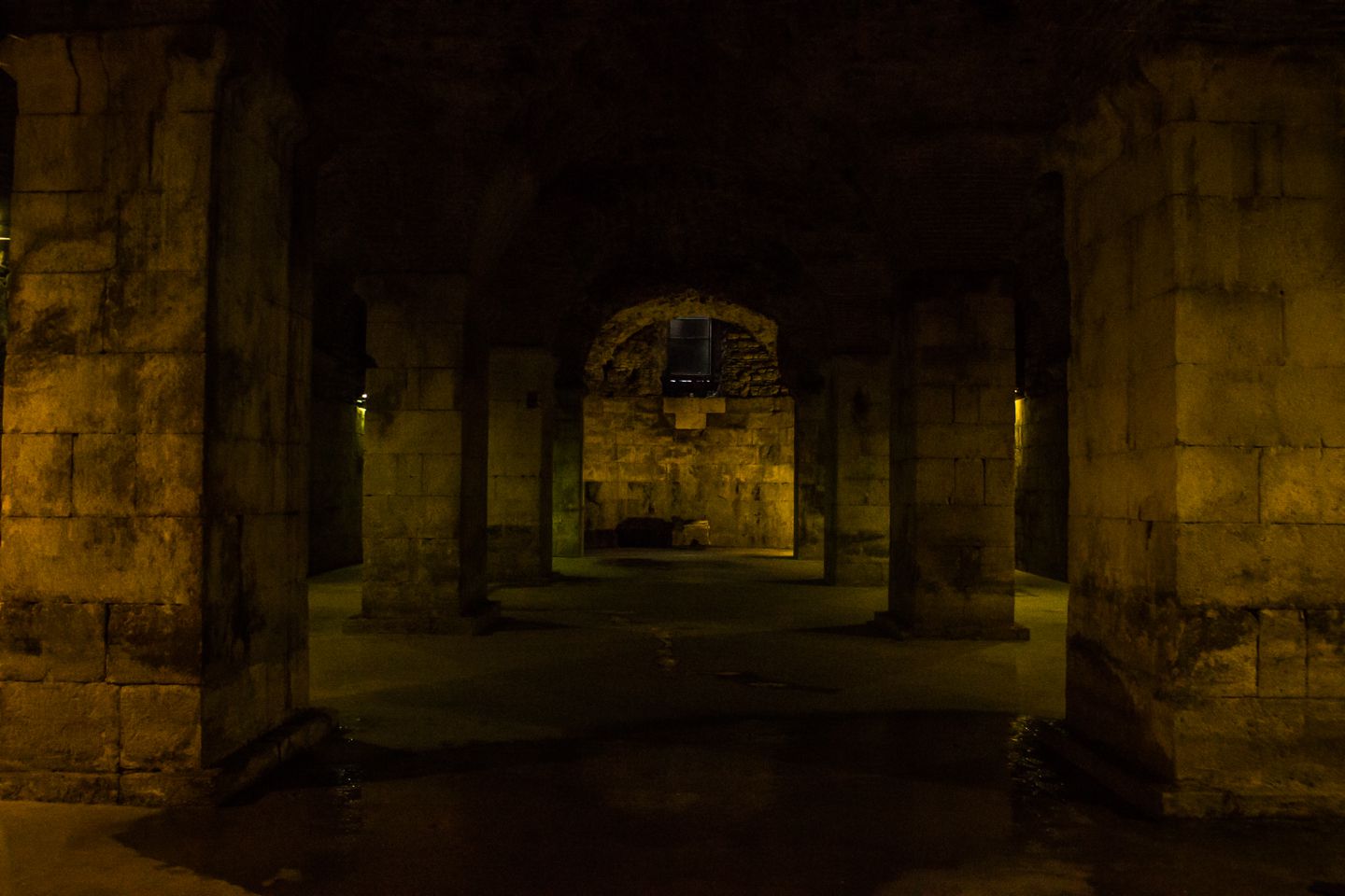 Catacombs of Diocletian's Palace, Split, Croatia
