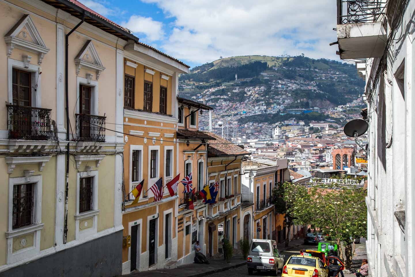 Wandering the streets of San Blás in Quito, Ecuador