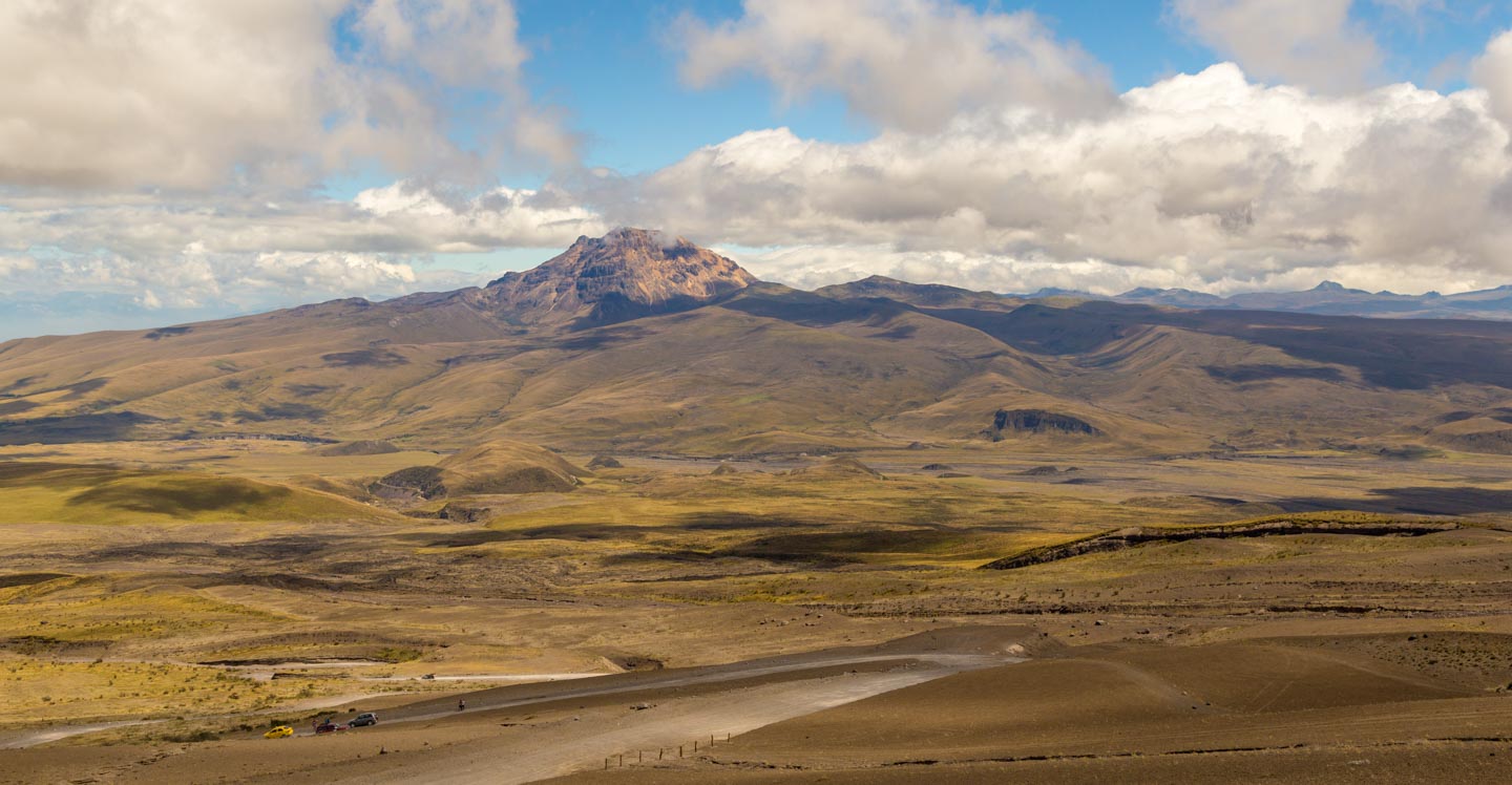 Overlooking the plains of Cotopaxi National Park, Ecuador