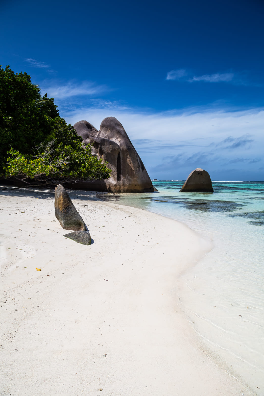 Calm waters on Anse Source D'Argent, La Digue