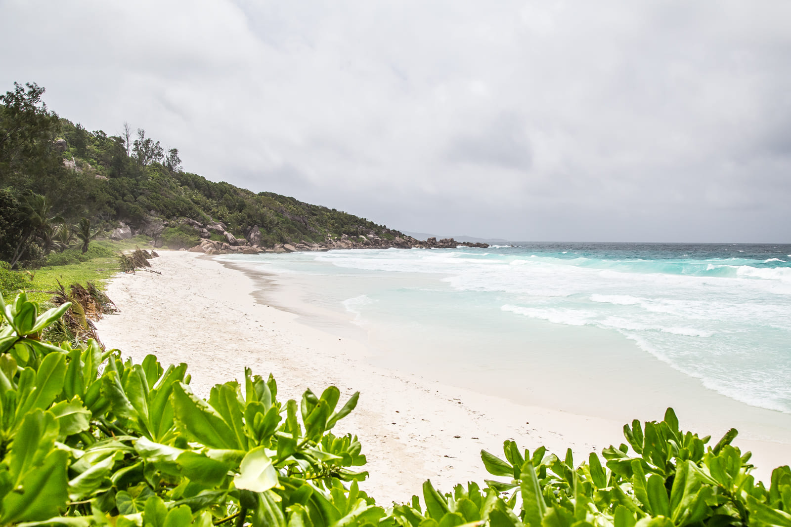Overlooking Petite Anse, La Digue