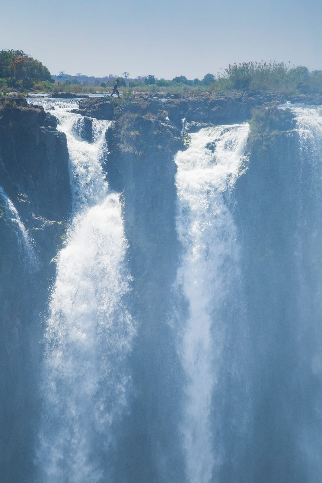 Main falls at Victoria Falls, Zimbabwe