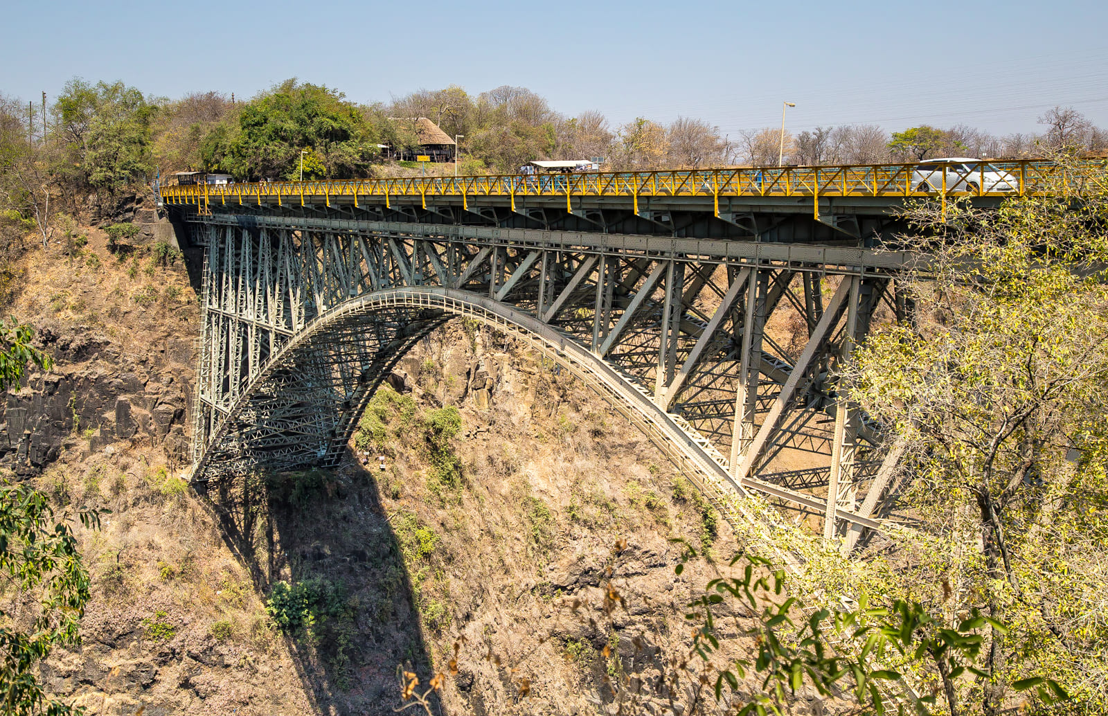 Victoria Falls bridge between Zimbabwe and Zambia