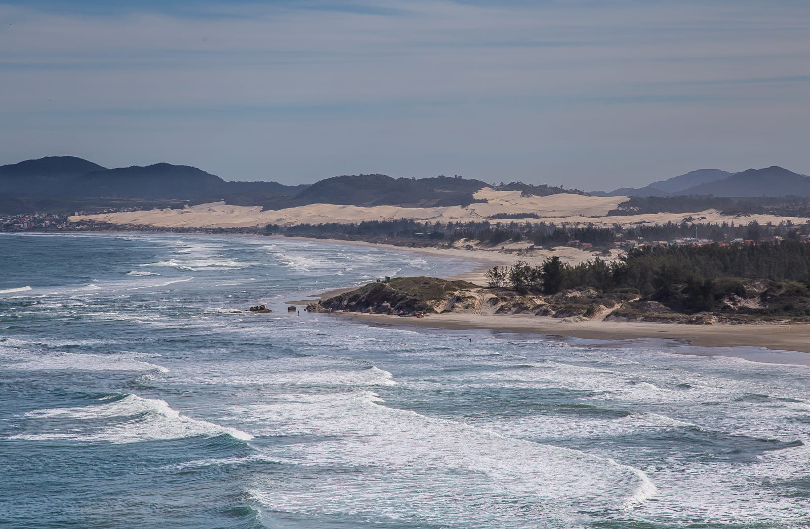 Overlooking Praia do Luz, Brazil