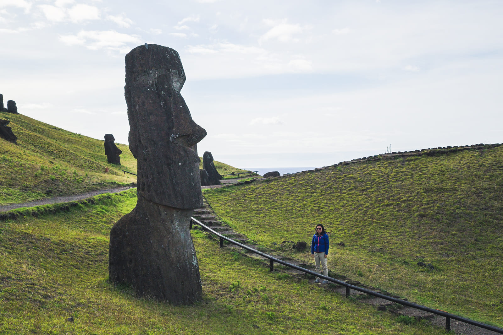 Big Moai at Rano Raraku, Easter Island