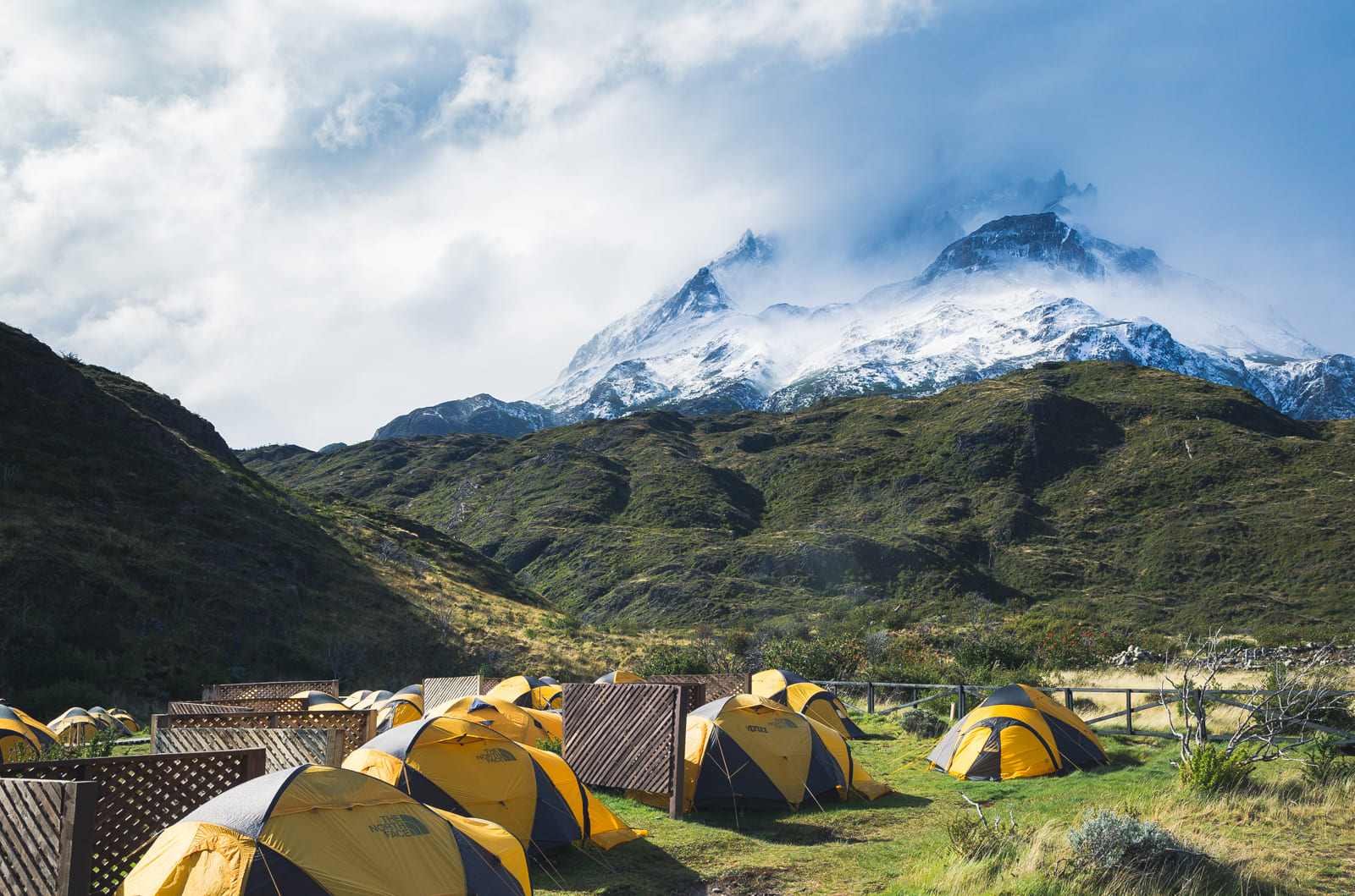 Paine Grande campground, Torres del Paine.