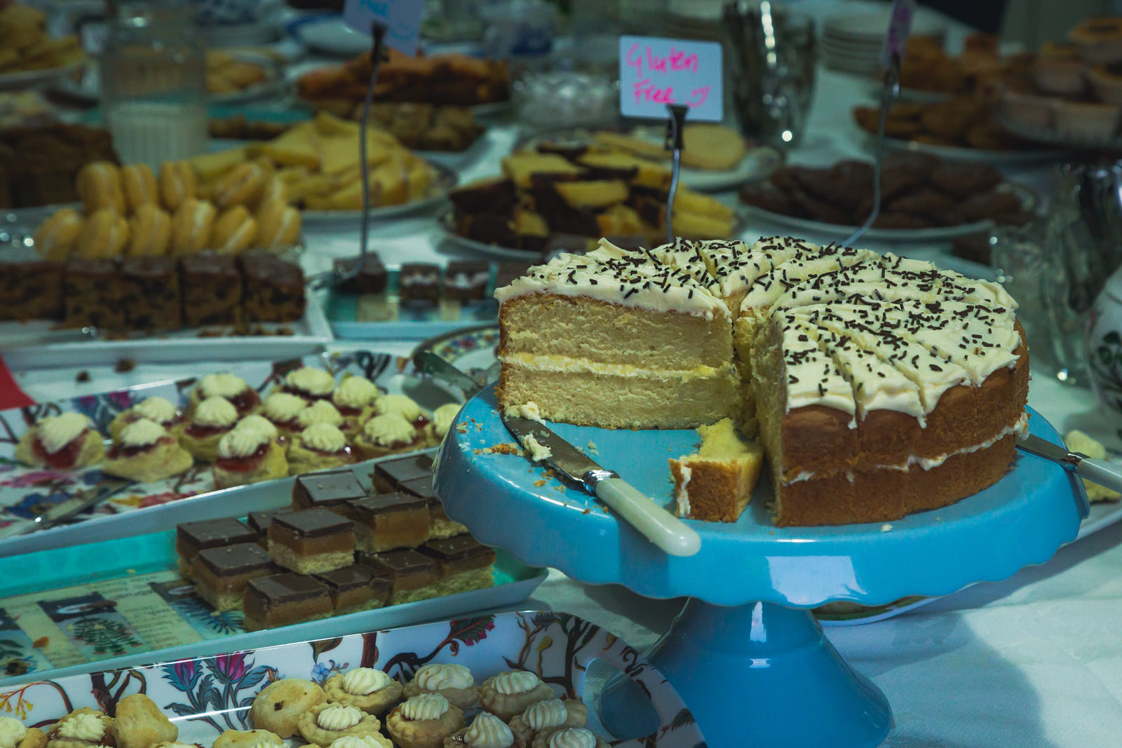Cakes and cookies on West Point Island, Falklands