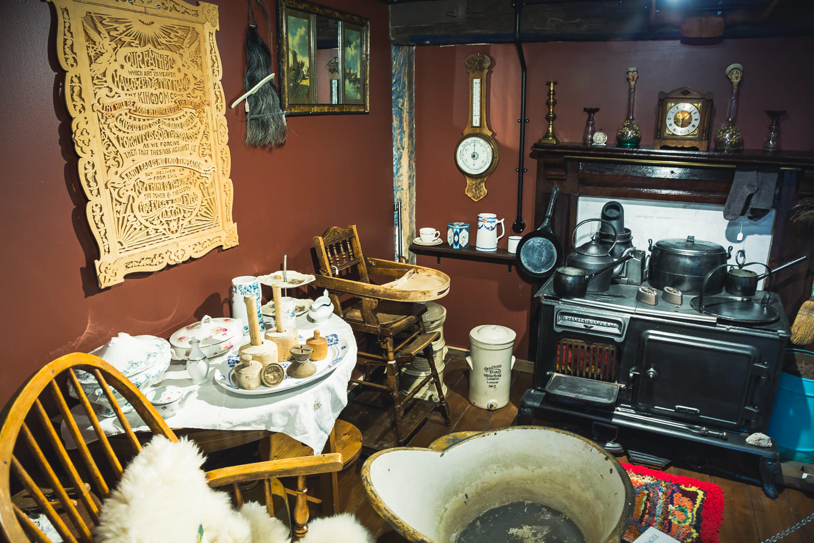 Exhibit at the Falkland Islands Museum