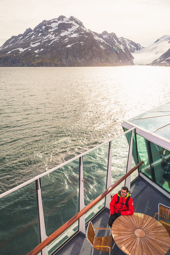 Carlos in King Haakon Bay, South Georgia