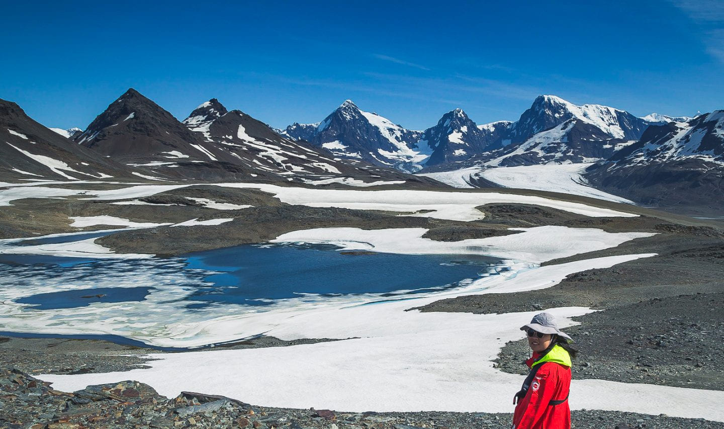 View of Crean Lake, South Georgia