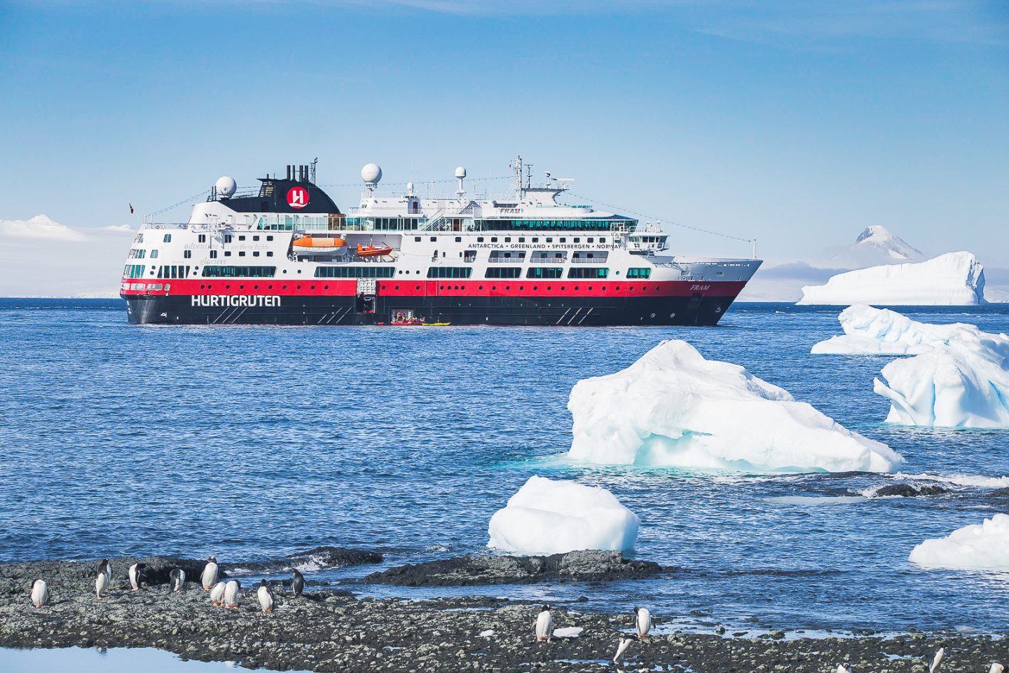 MS Fram in Antarctica