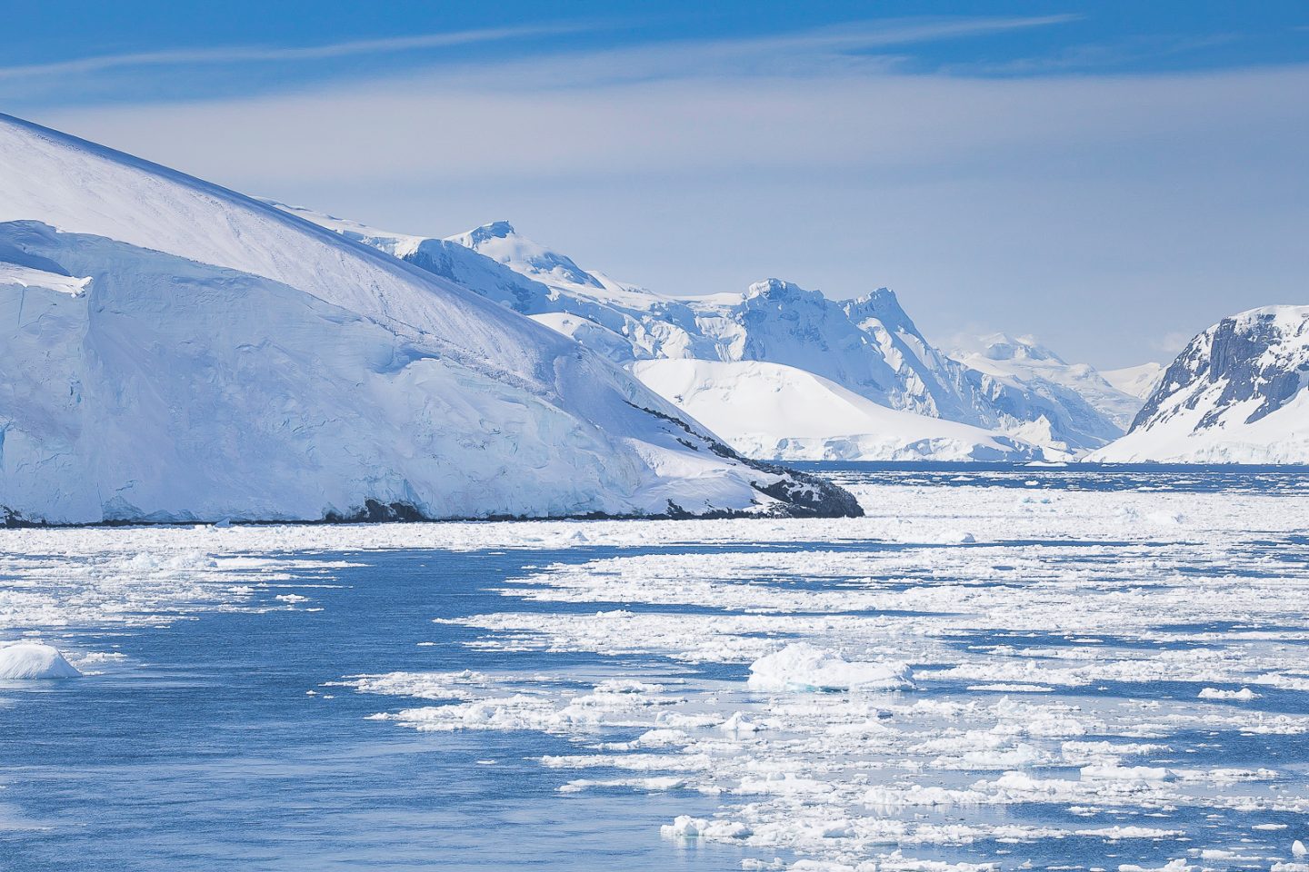 Leaving Danco Island behind