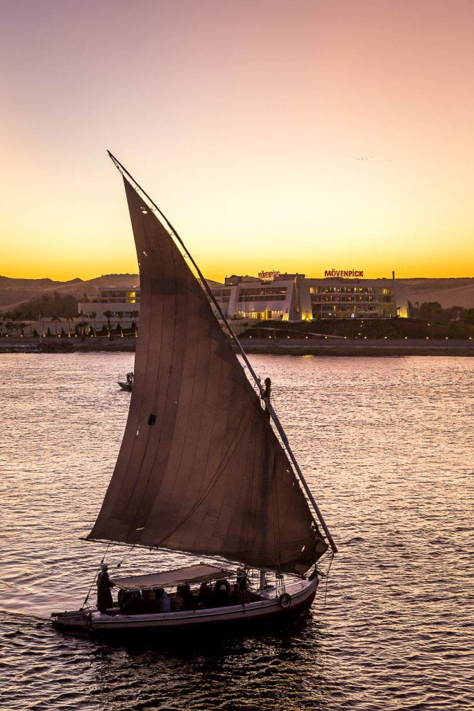 Felucca on the Nile, Aswan