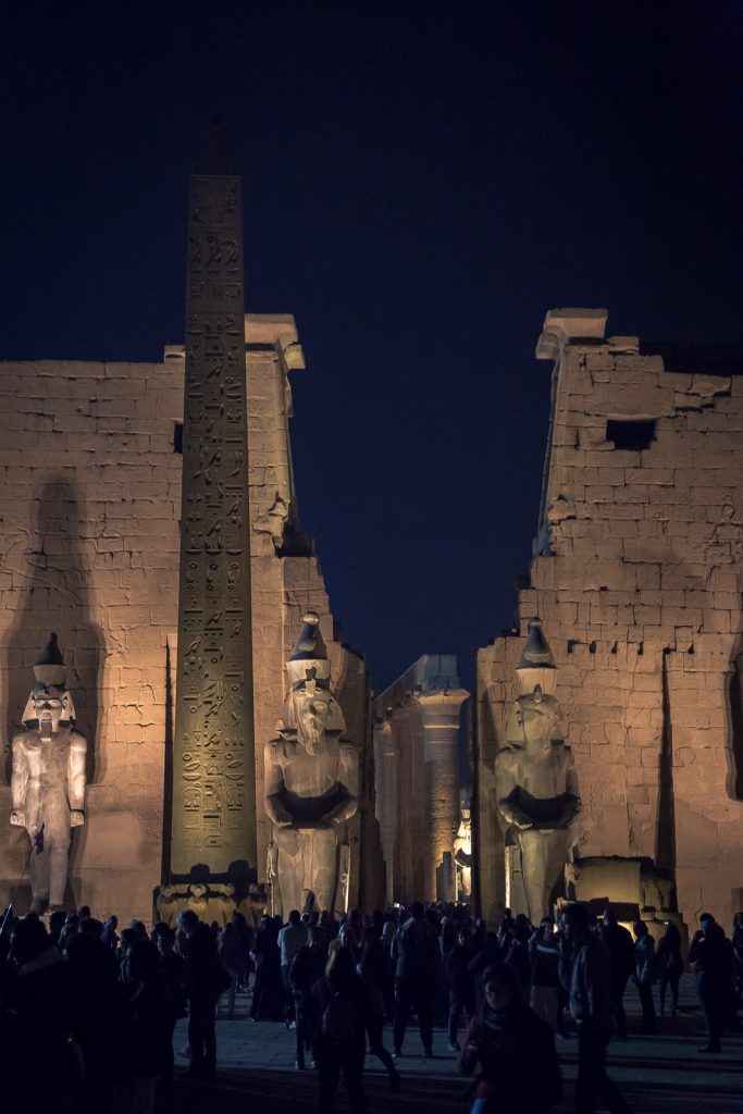 Crowds in the Luxor Temple