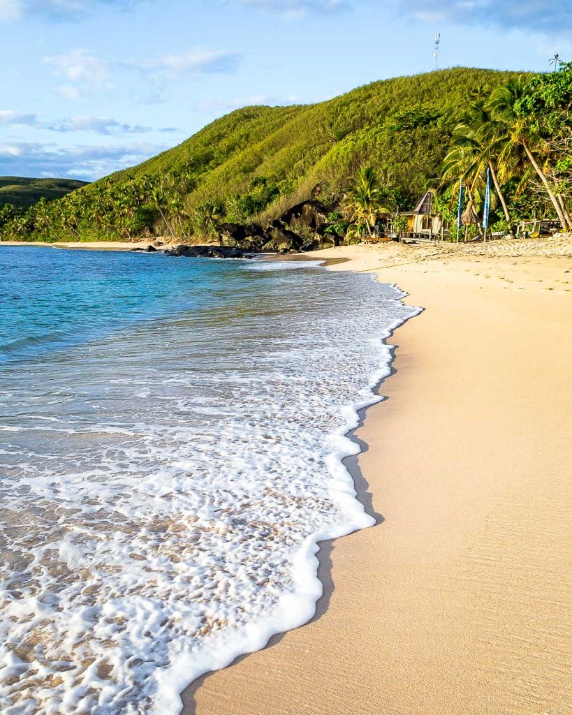 Waves on the Fijian beaches, Yasawa Islands