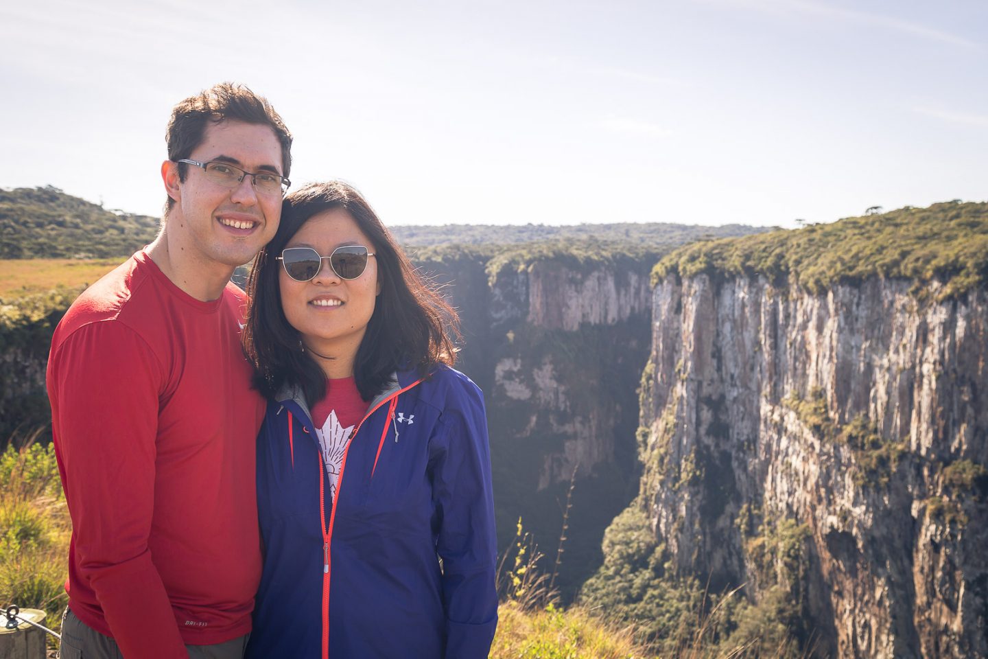 At Canyon Itaimbezinho, Brazil