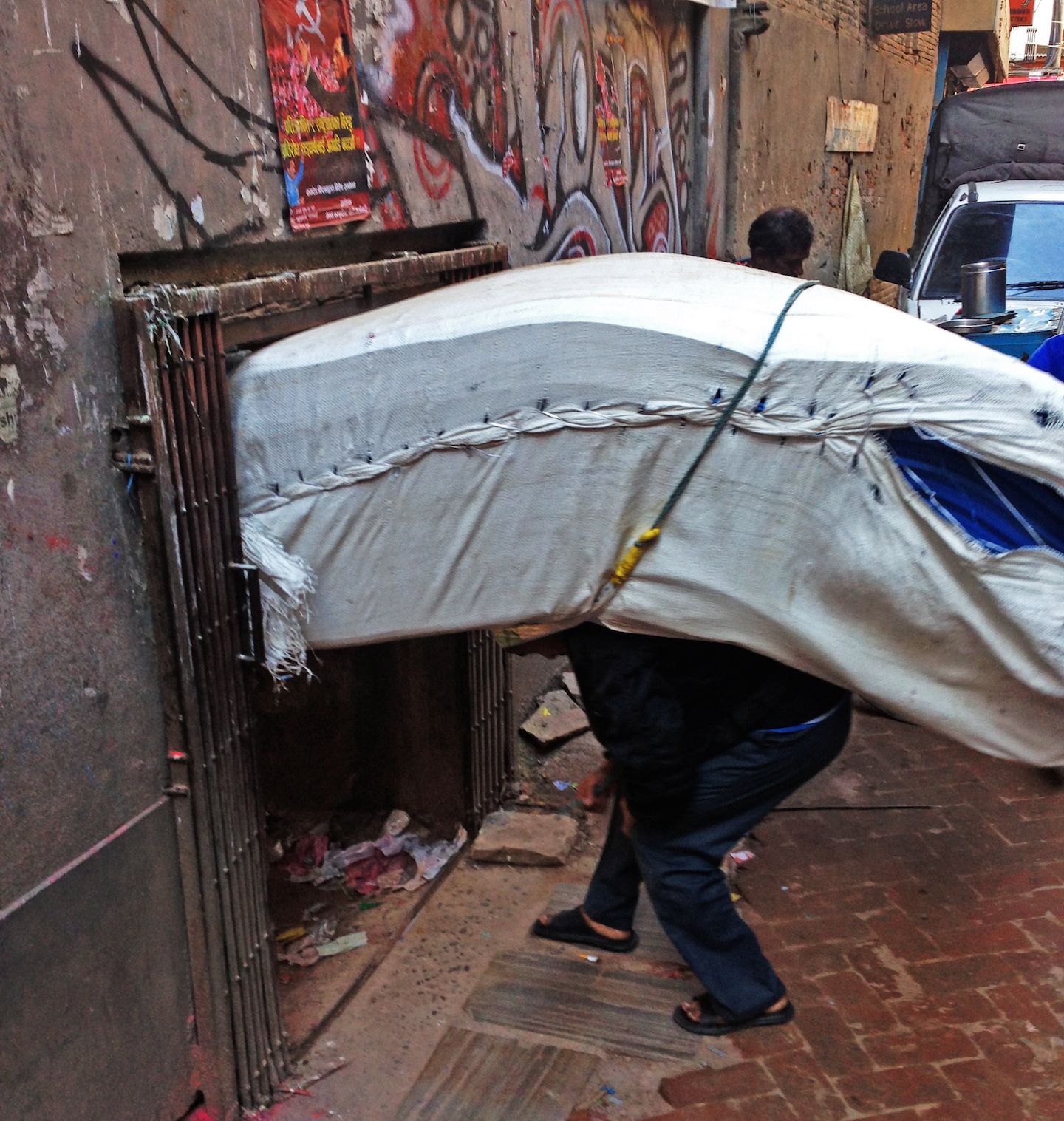 Porter in Kathmandu, Nepal