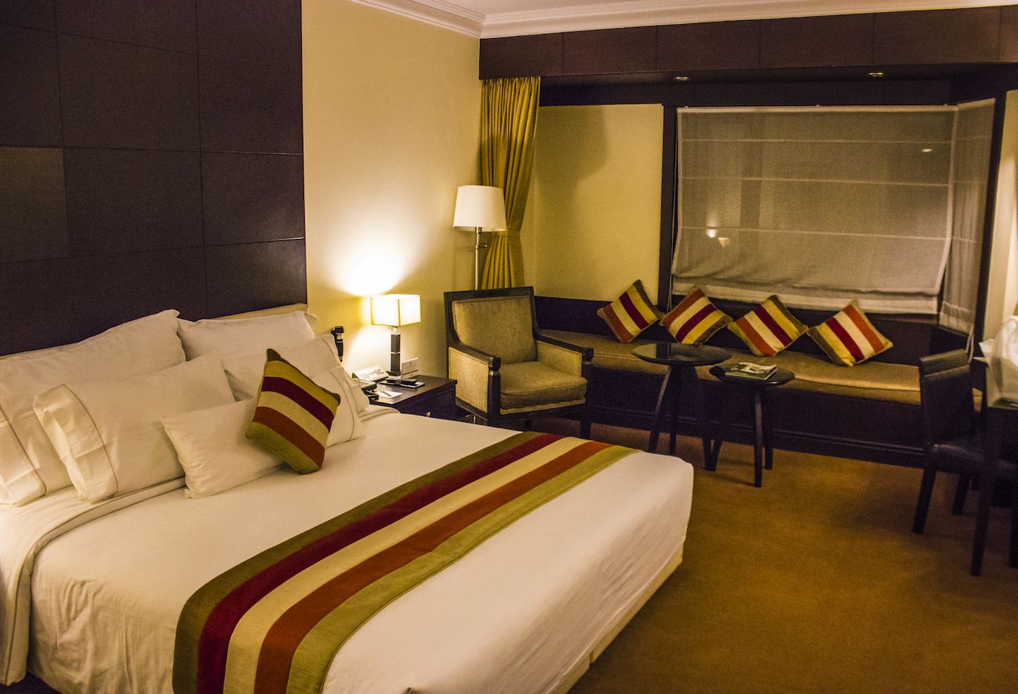 Our room at the Annapurna Hotel, Kathmandu, Nepal