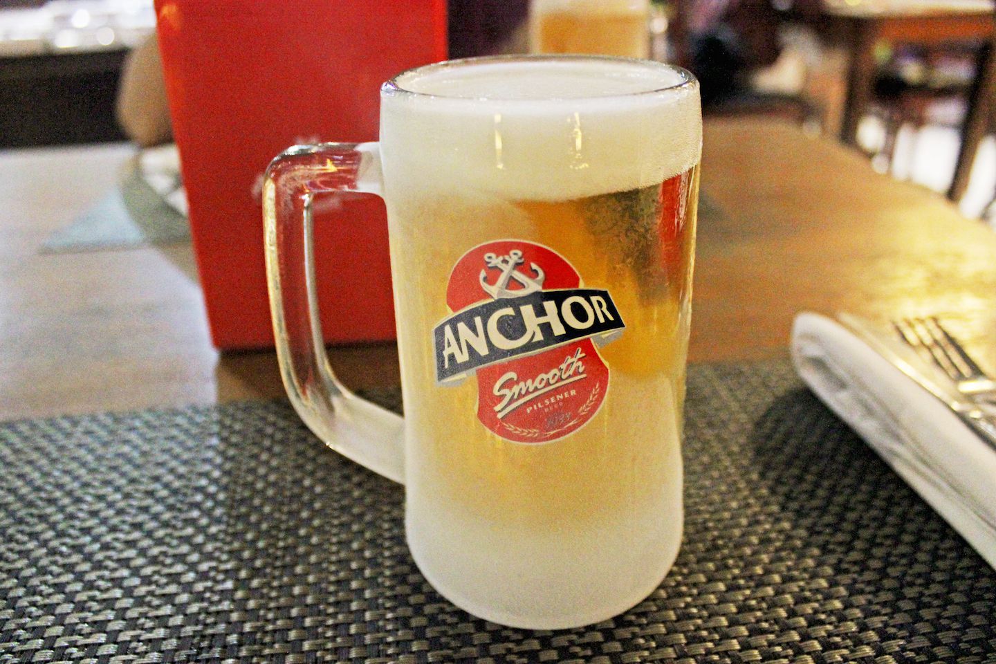 Anchor draft beer