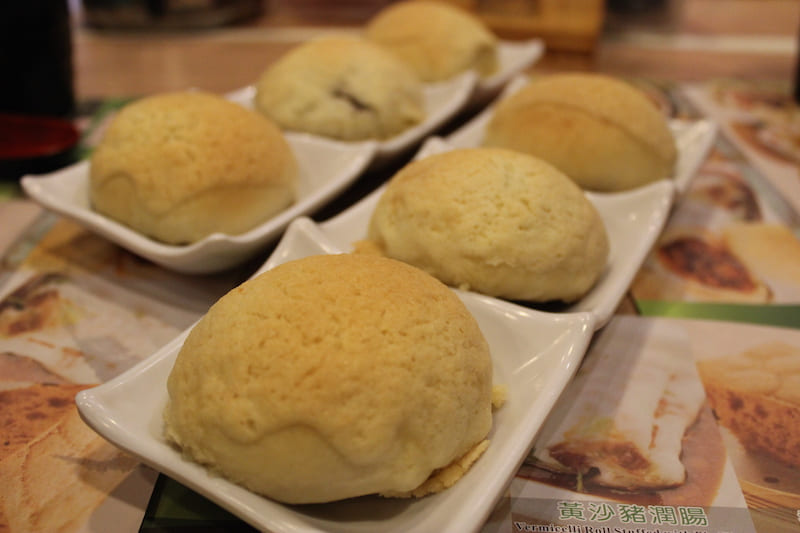 Baked Bun with BBQ Pork at Tim Ho Wan.