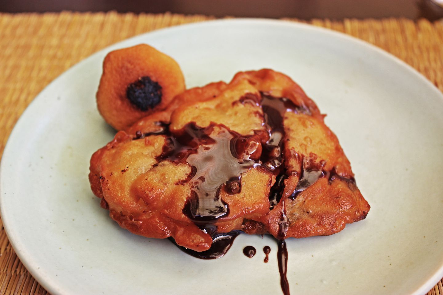 Banana pancake with sweet potato