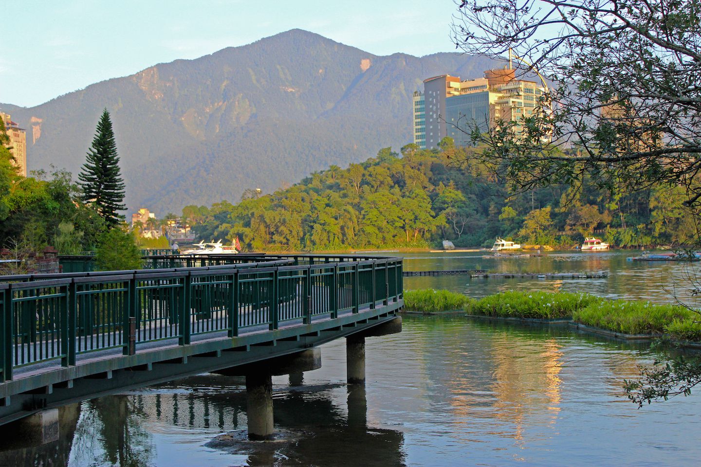 Bike path at Sun Moon Lake