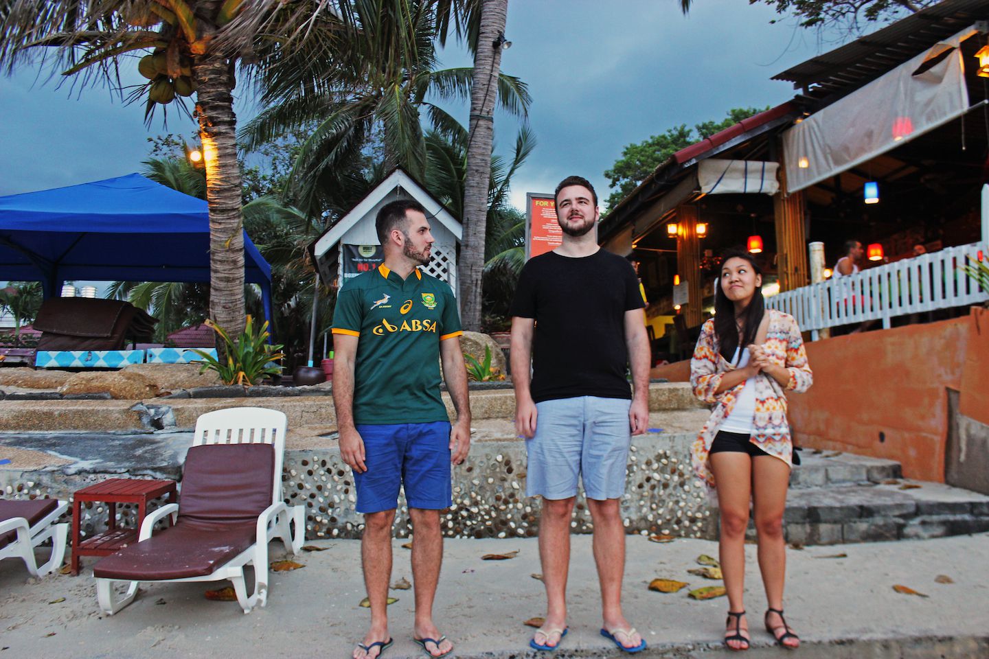 Boris, Zlatan and Abby in Koh Samui, Thailand
