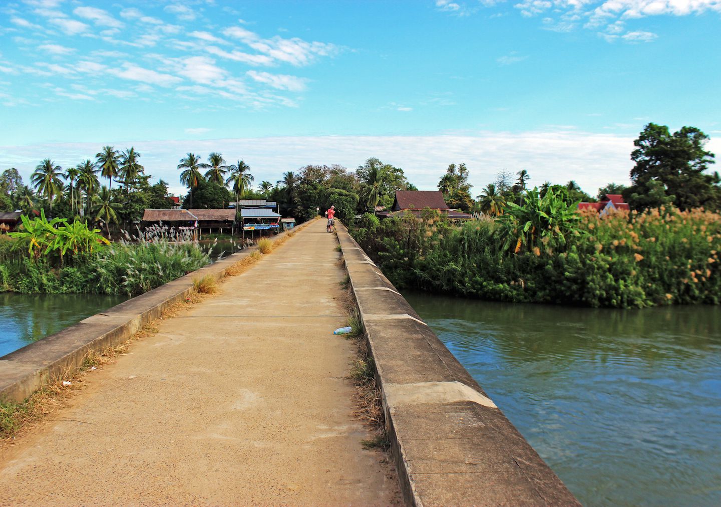 Bridge from Don Det to Don Khon islands, 4000 Islands (Si Phan Don), Laos
