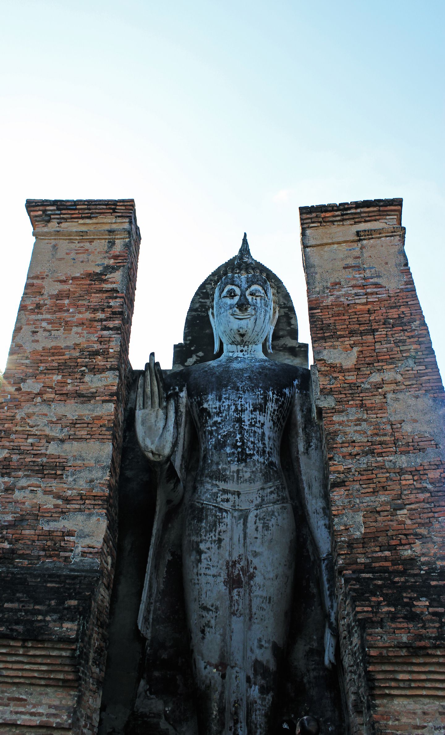 Buddha statue at Wat Mahathat in Sukhothai