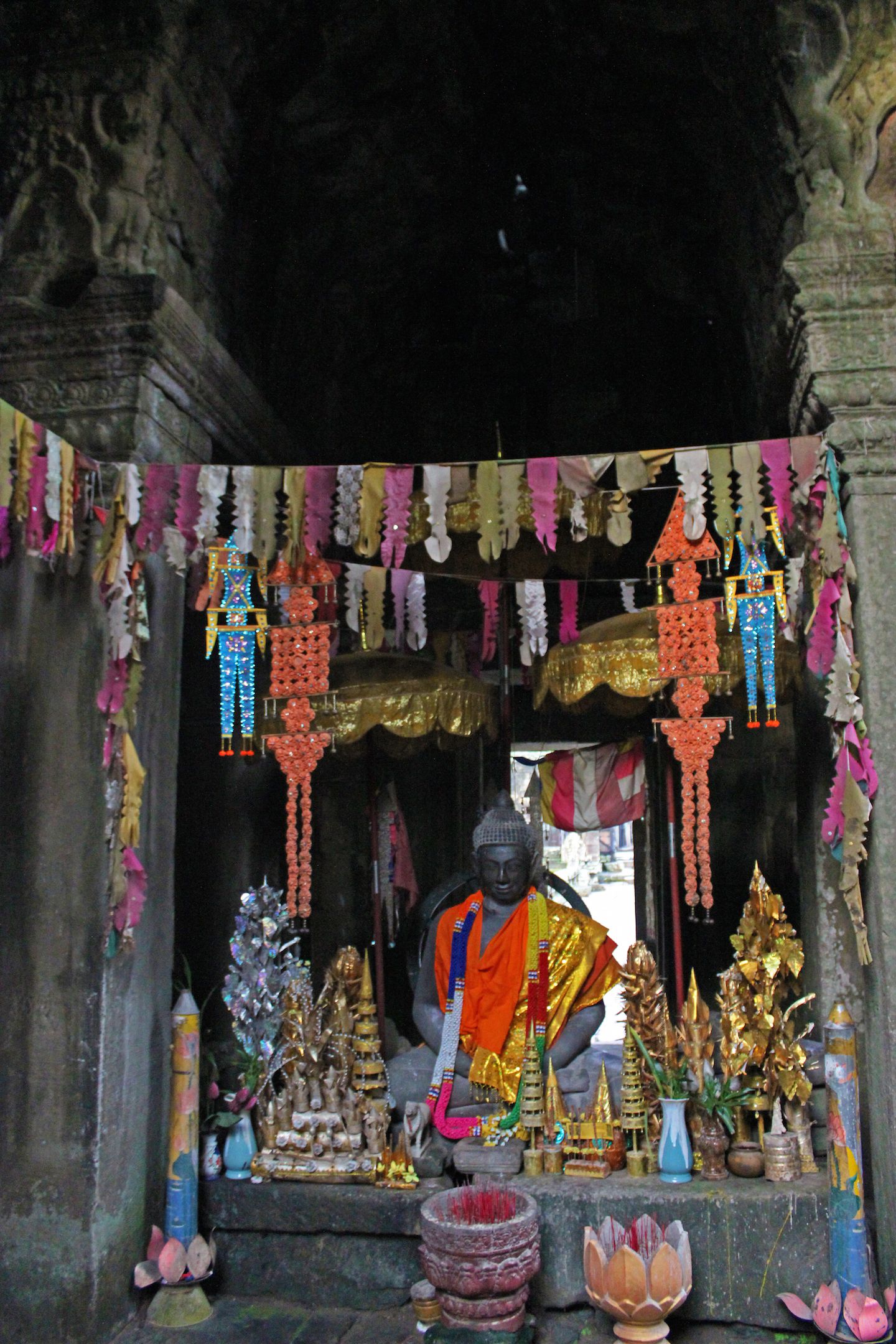 Buddha statue in Banteay Kdei