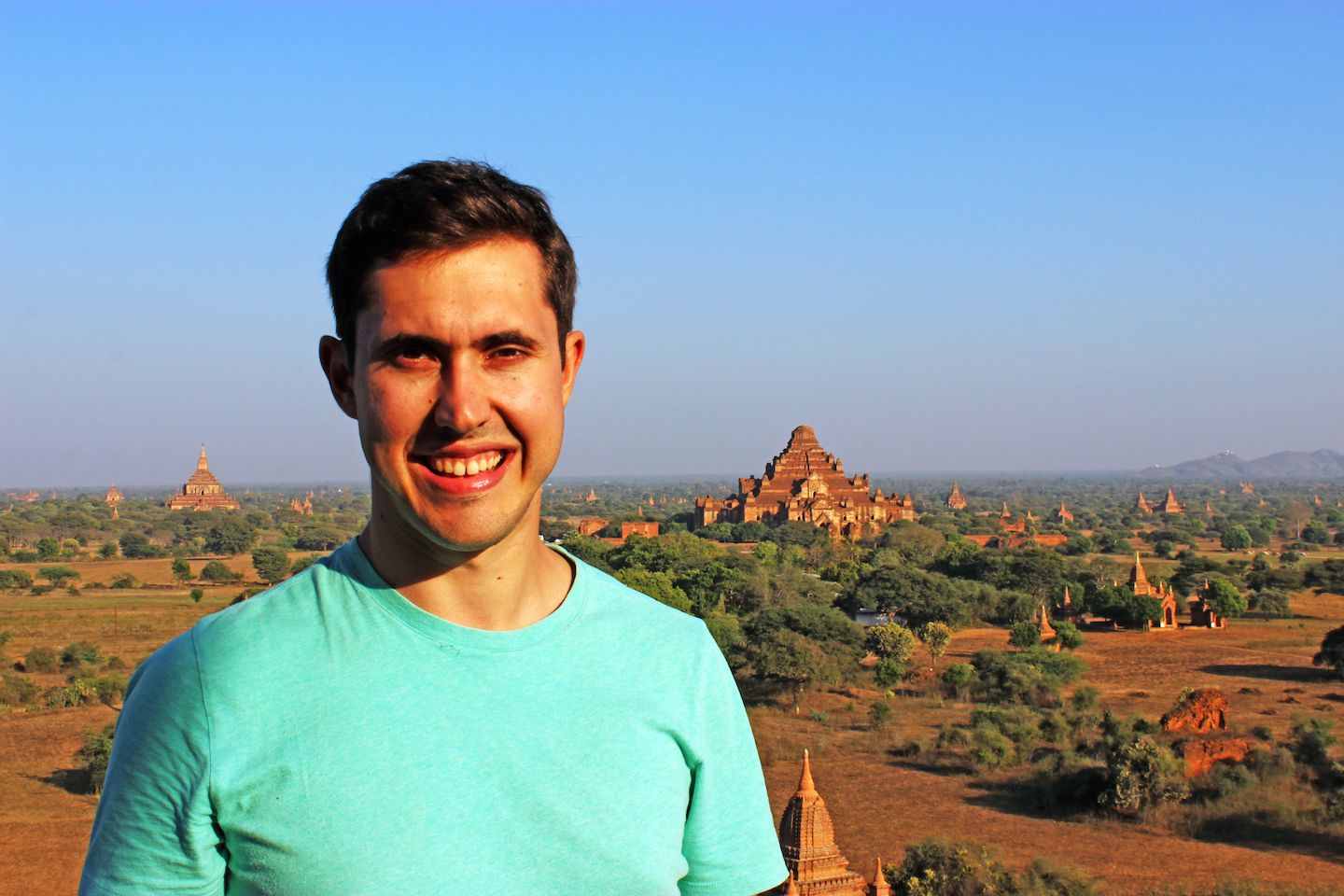 Carlos at Schwesandaw Temple, Bagan, Myanmar