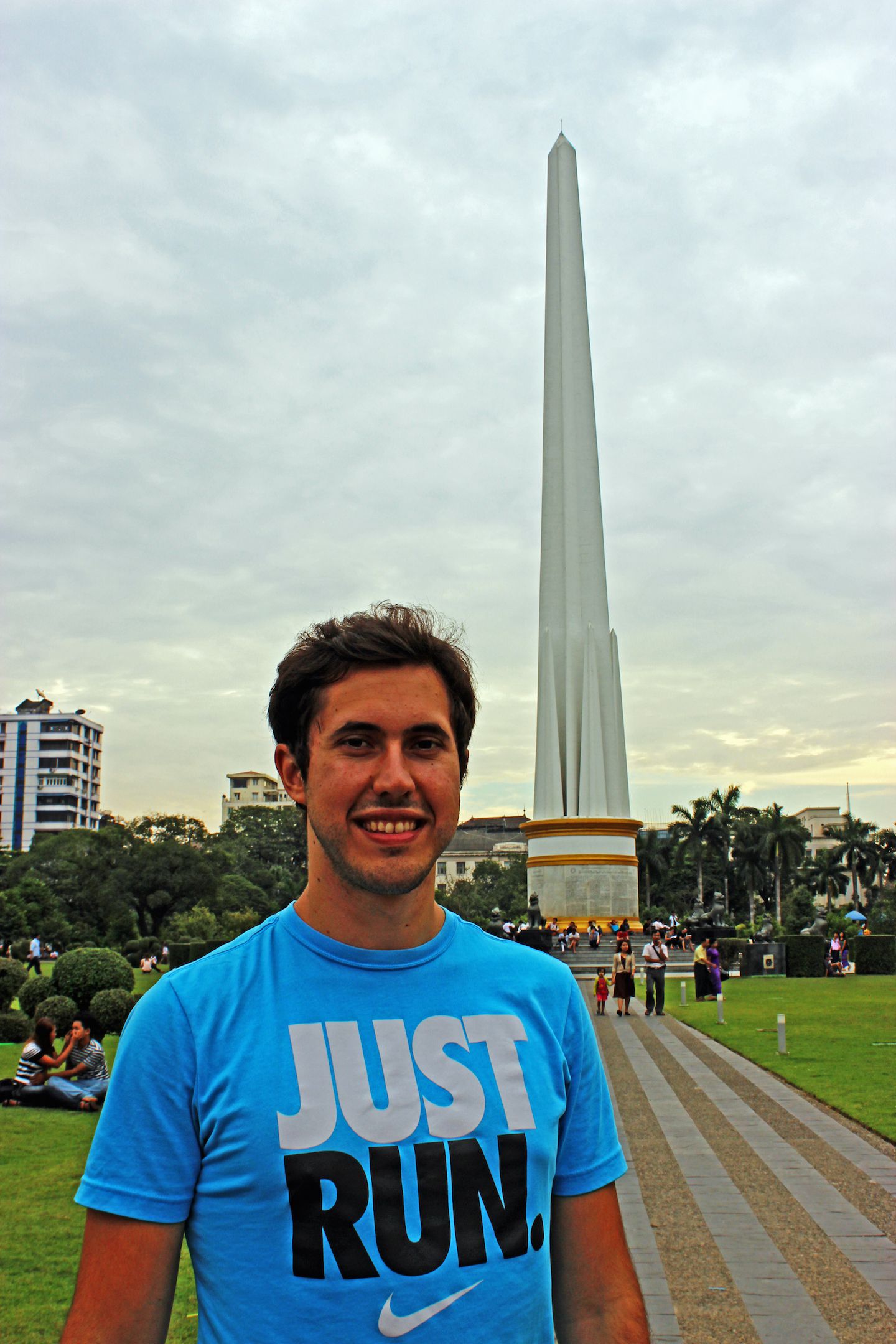 Carlos at the Independence Monument