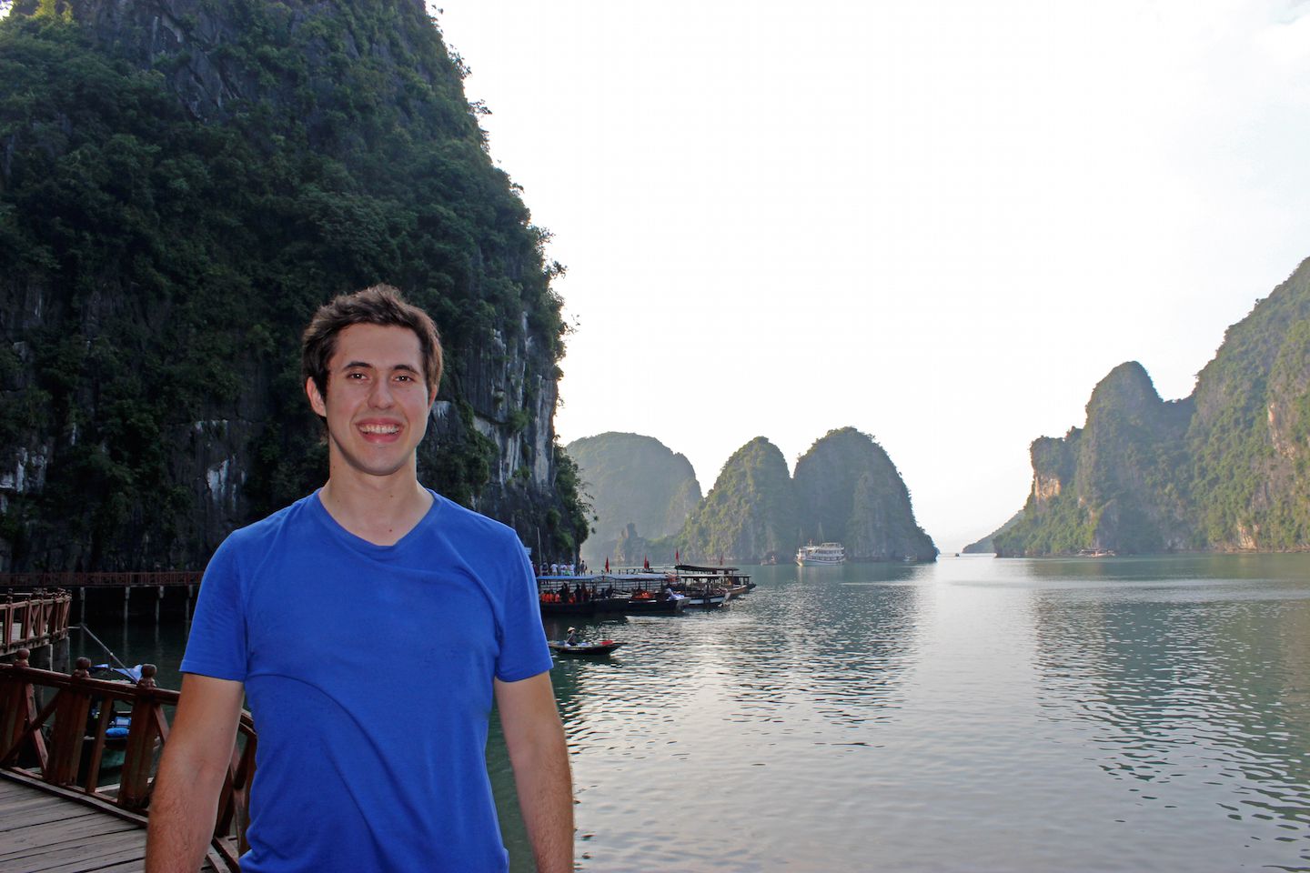 Carlos at the Surprising Cave harbor
