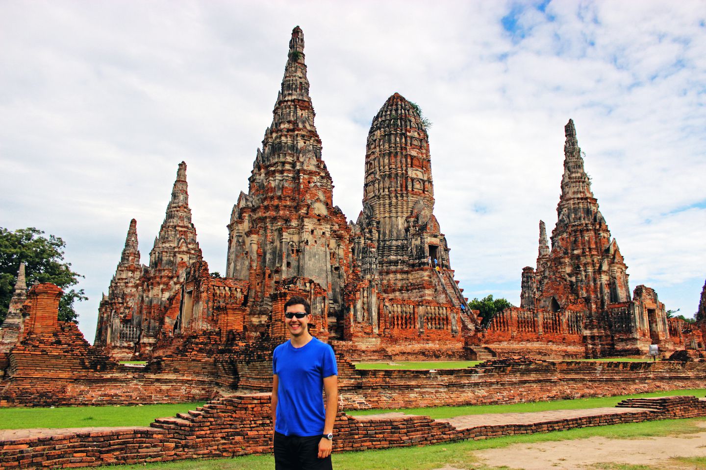 Carlos at Wat Chaiwatthanaram, Ayutthaya
